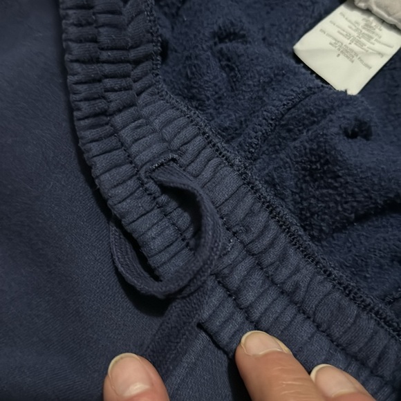 EUC Champion Brand Sweats-Men’s Sz S-Cotton Blend-Navy/Yellow-Drawstring Waist - Picture 11 of 14